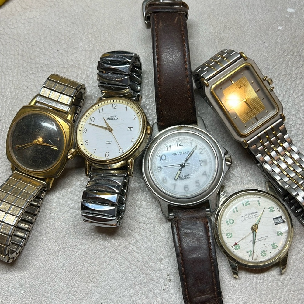 Men’s Watch lot Waltham Timex Pierre Cardin